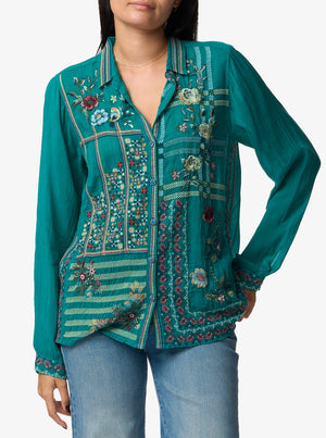 Daniel Blouse - Quetzal Green