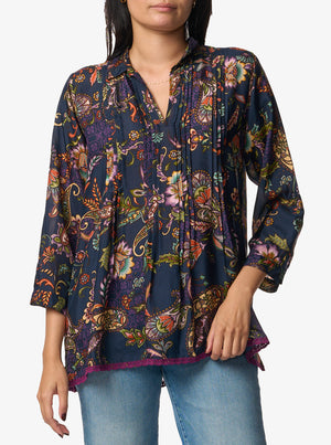 Pixy Blouse - Comono Paisley