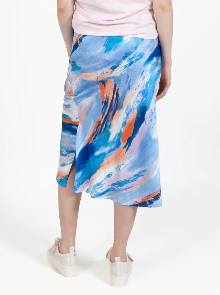 CC Heart Skyler Sateen Skirt - Tiedye Print