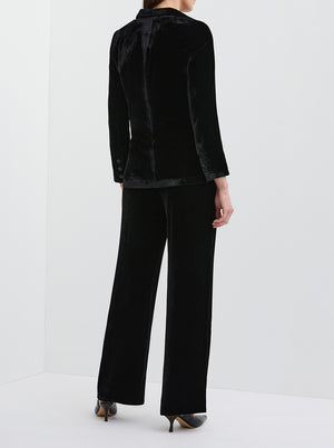 Valentine Velvet Jacket - Black