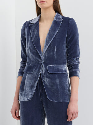 Valentine Velvet Jacket - Midnight