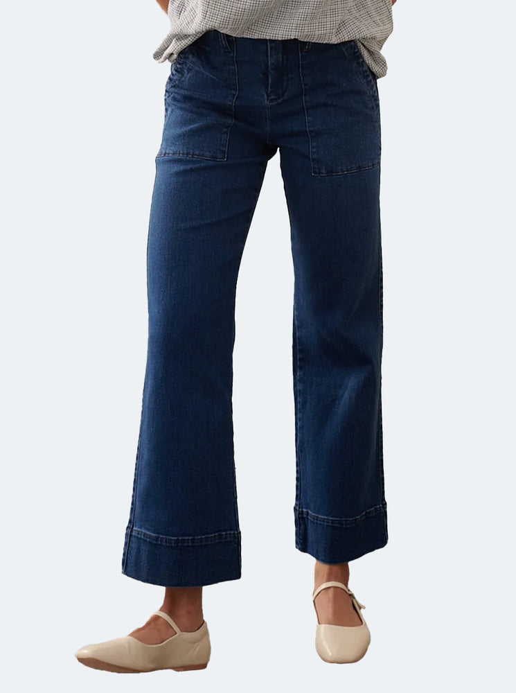 Celeste Pant - Mid West Blue