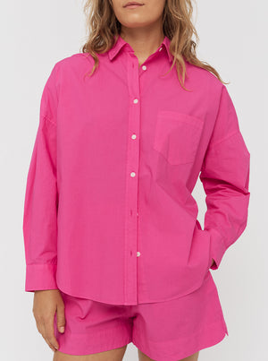 The Chiara Shirt - Ultra Pink