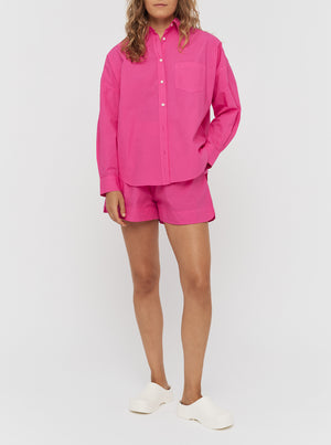 The Chiara Shirt - Ultra Pink