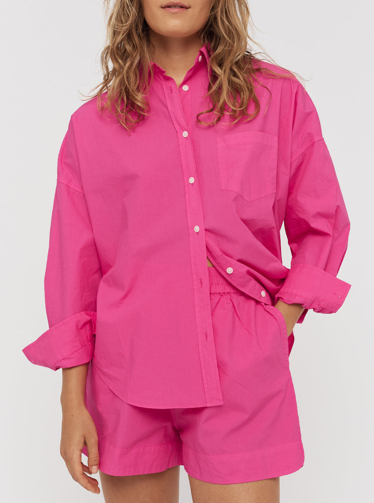 The Chiara Shirt - Ultra Pink