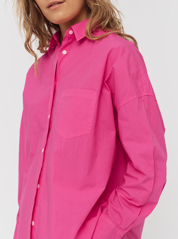 The Chiara Shirt - Ultra Pink