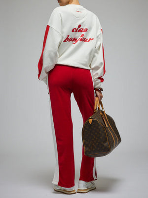 Ciao Bonjour Sweatshirt - Cherry