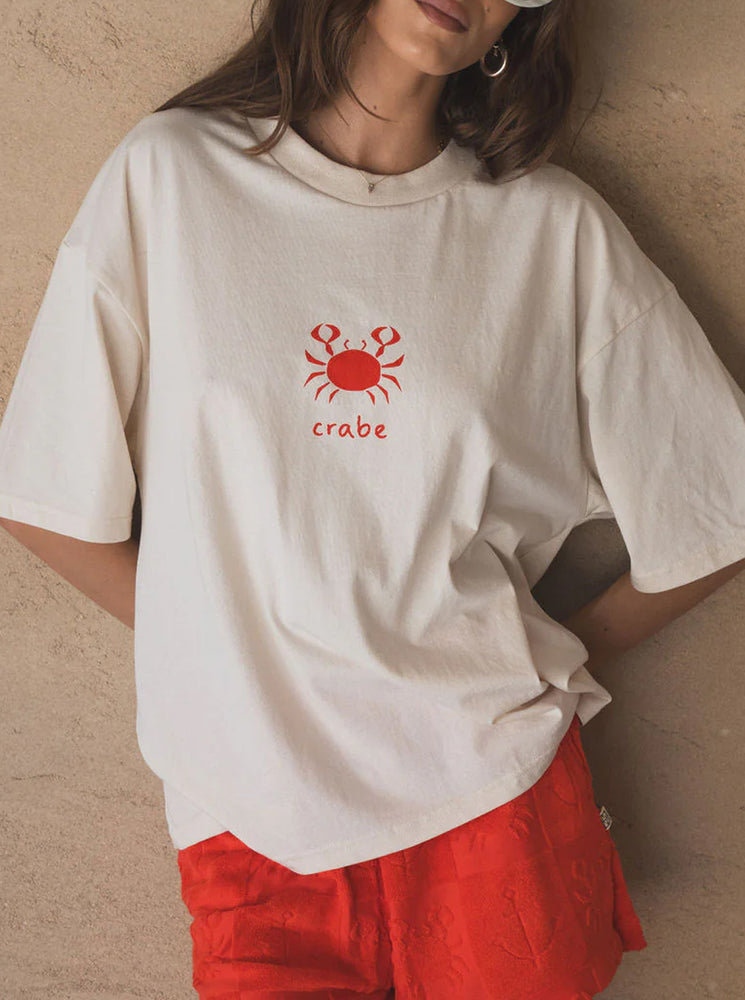 Crabe Tee - Natural