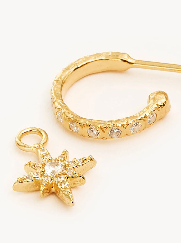 18k Gold Vermeil Dancing In Starlight Hoops