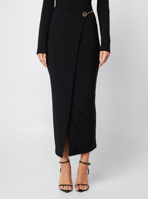 Defiant Midi Skirt - Black