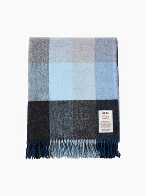 Denim Lambswool Throw