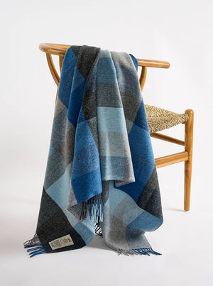 Denim Lambswool Throw