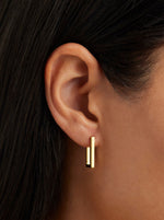 18k Gold Vermeil Devotion Hoops