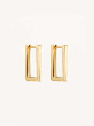 18k Gold Vermeil Devotion Hoops