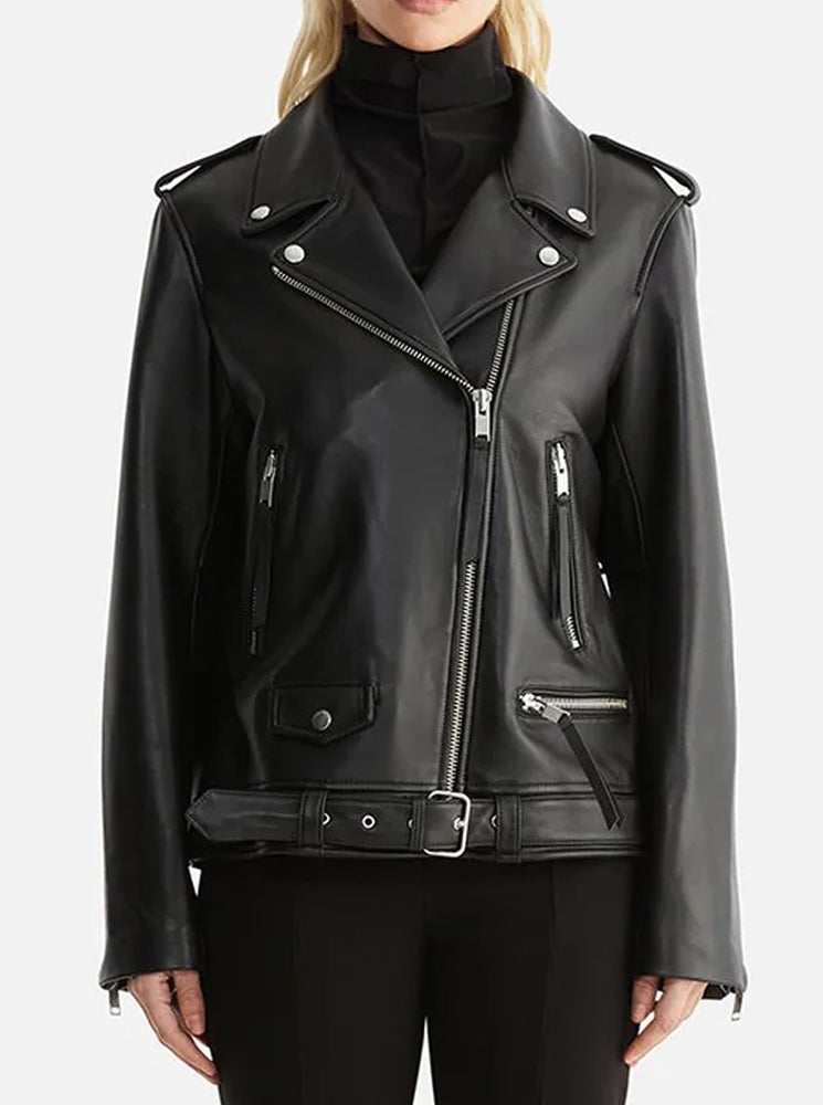 Oversized New Yorker Biker Jacket 2.0 Black HEM Store