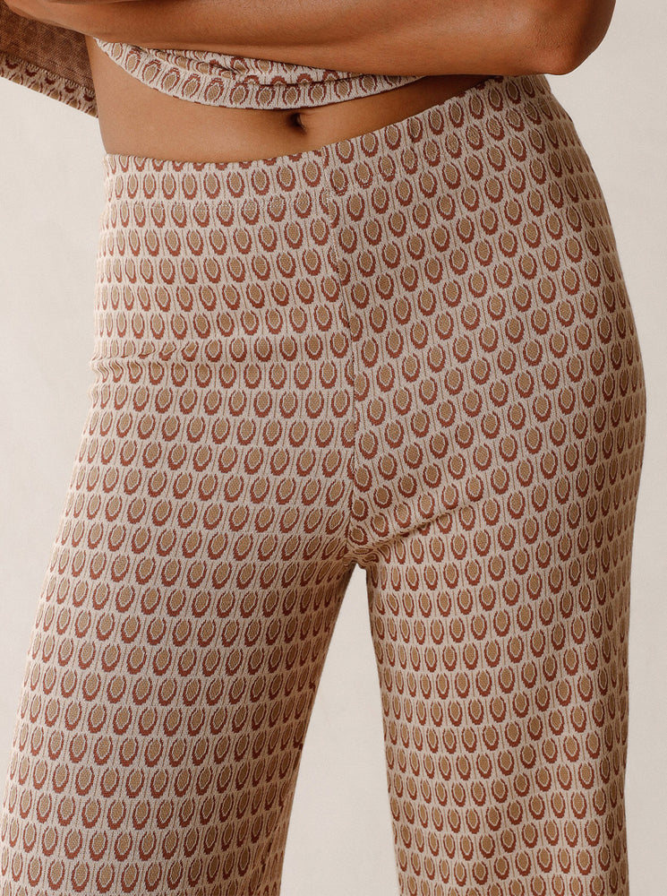 James Jacquard Pant - Beige