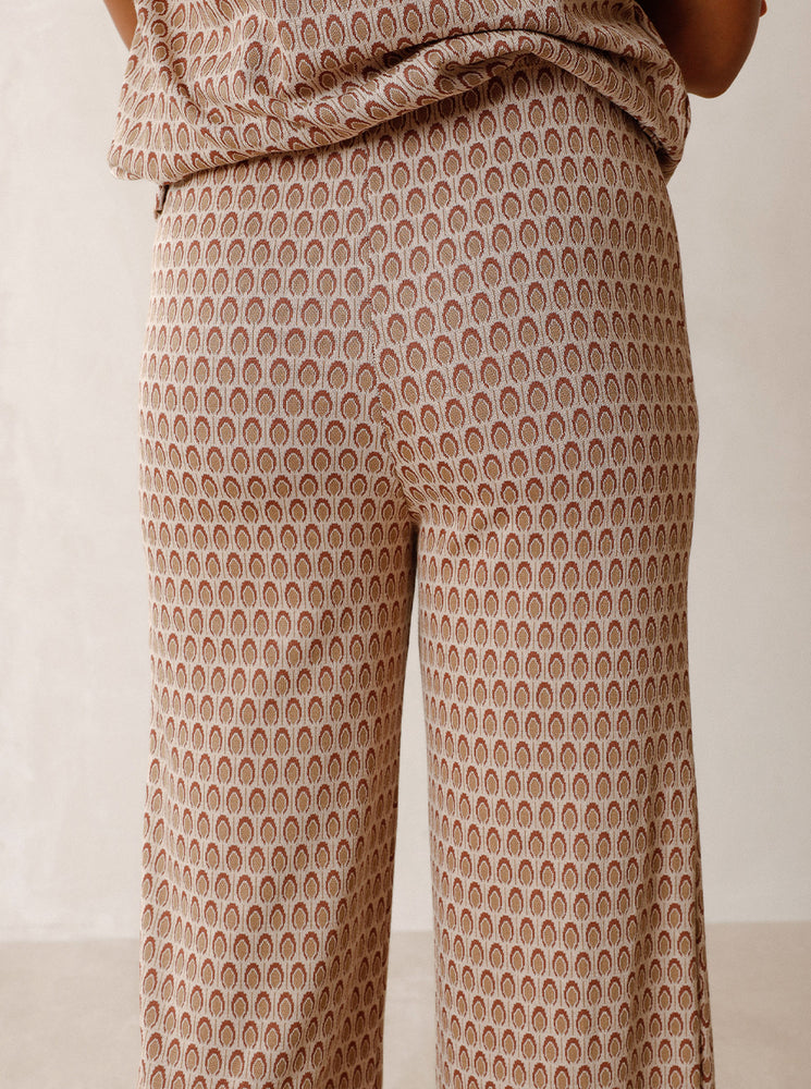 James Jacquard Pant - Beige