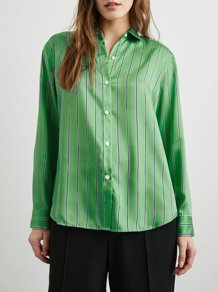 Elias Shirt - Basil Stripe