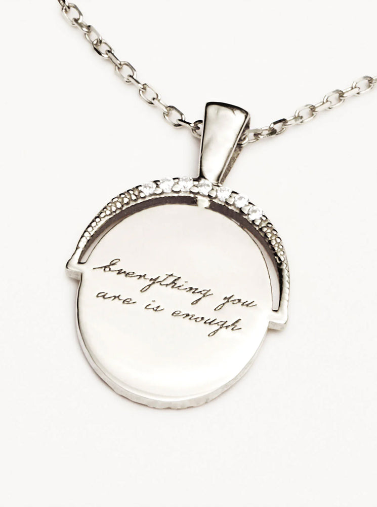 Sterling Silver Everything You Are Is Enough Small Necklace