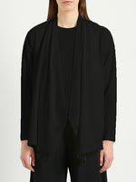 Powder Knit Peak Jacket - Black