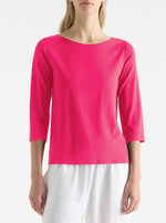 Relaxed Boat Neck - Cerise