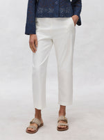 Crop Trouser - Milk