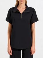 Half Zip Shirt - Black