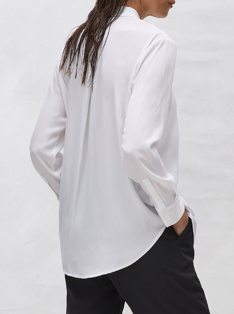 Keyhole Shirt - White