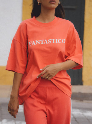 Fantastico Tee - Lobster Red