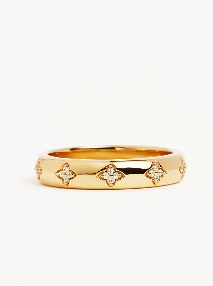 18k Gold Vermeil Bloom With You Lotus Ring