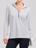 The Grange Long Sleeve Shirt - French Navy Spot