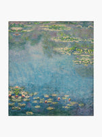 Monet Water Lillies Laurel Canyon Cozy Blanket - Water Lillies