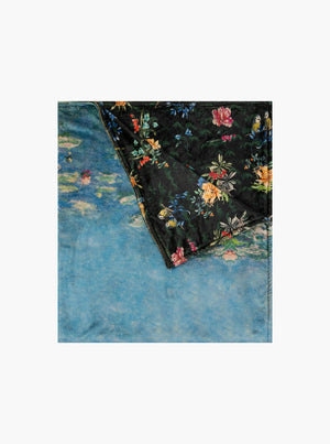 Monet Water Lillies Laurel Canyon Cozy Blanket - Water Lillies