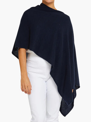 Cashmere Topper - Indigo