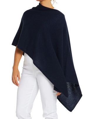 Cashmere Topper - Indigo