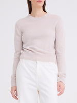 Peter Cashmere Sweater - Ghost Marle
