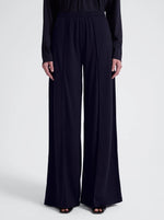 Lyra Wool Pant - Darkest Navy