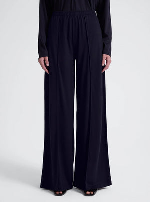 Lyra Wool Pant - Darkest Navy