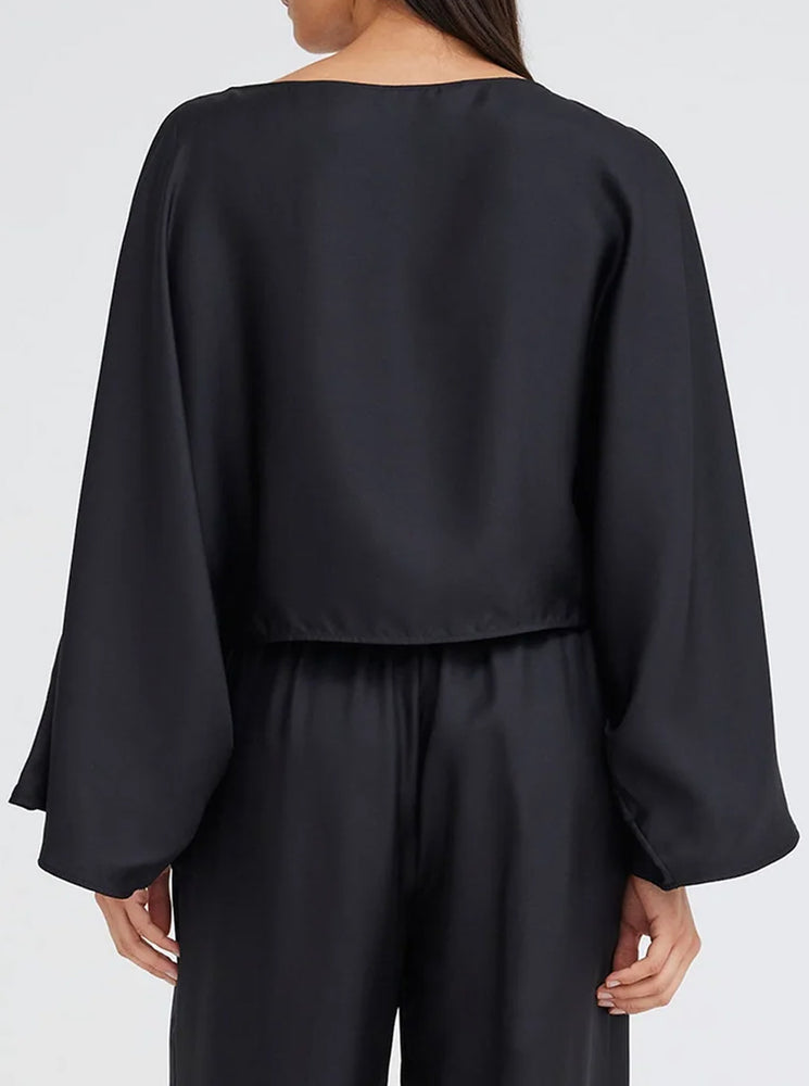 Turrell Silk Top - Black