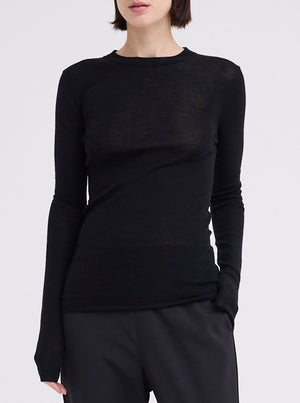 Clue Merino Wool Sweater - Black