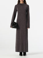 Thelma Knit Dress - Midnight Lurex