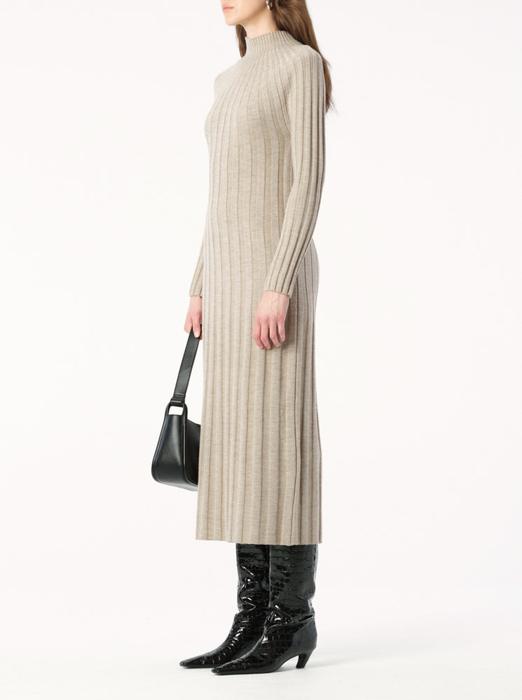 Okani Knit Dress - Sand Marle