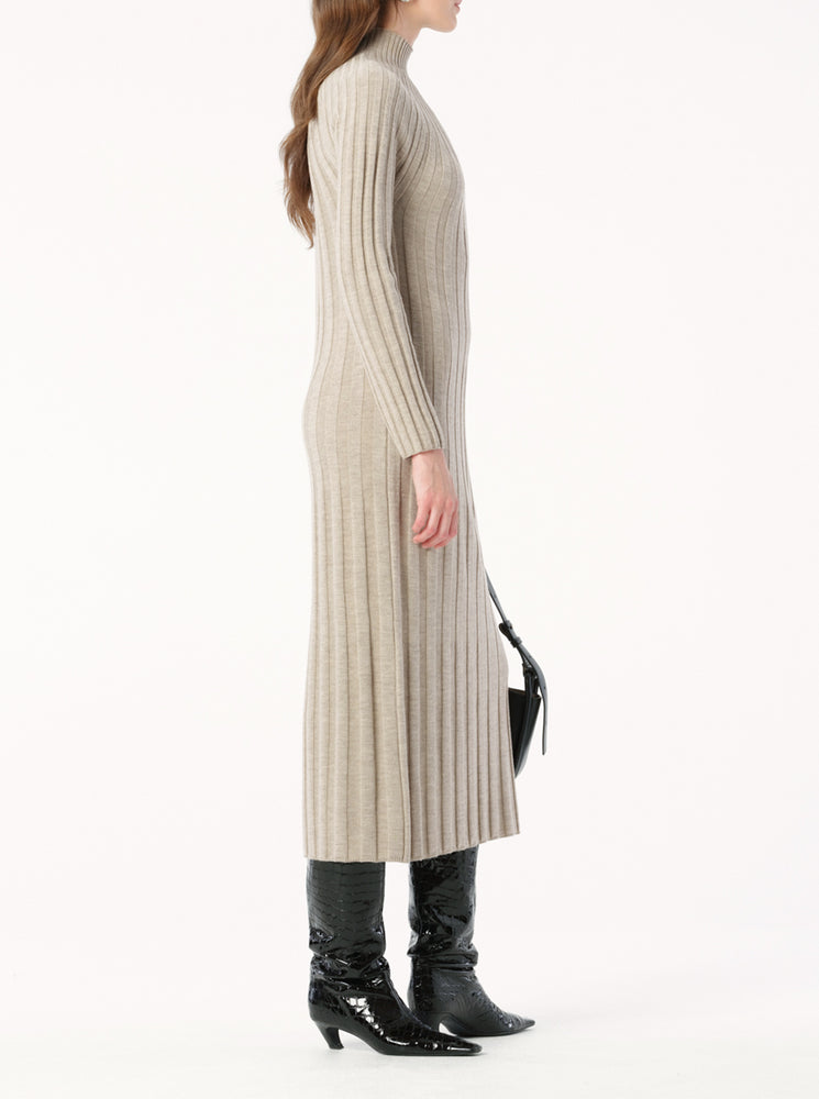 Okani Knit Dress - Sand Marle