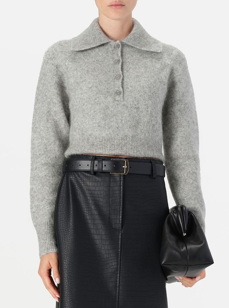 Leighton Knit - Grey Marle