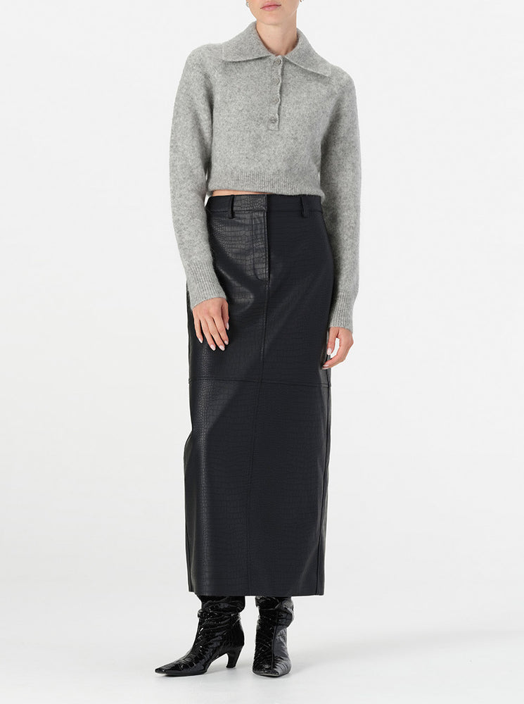 Leighton Knit - Grey Marle