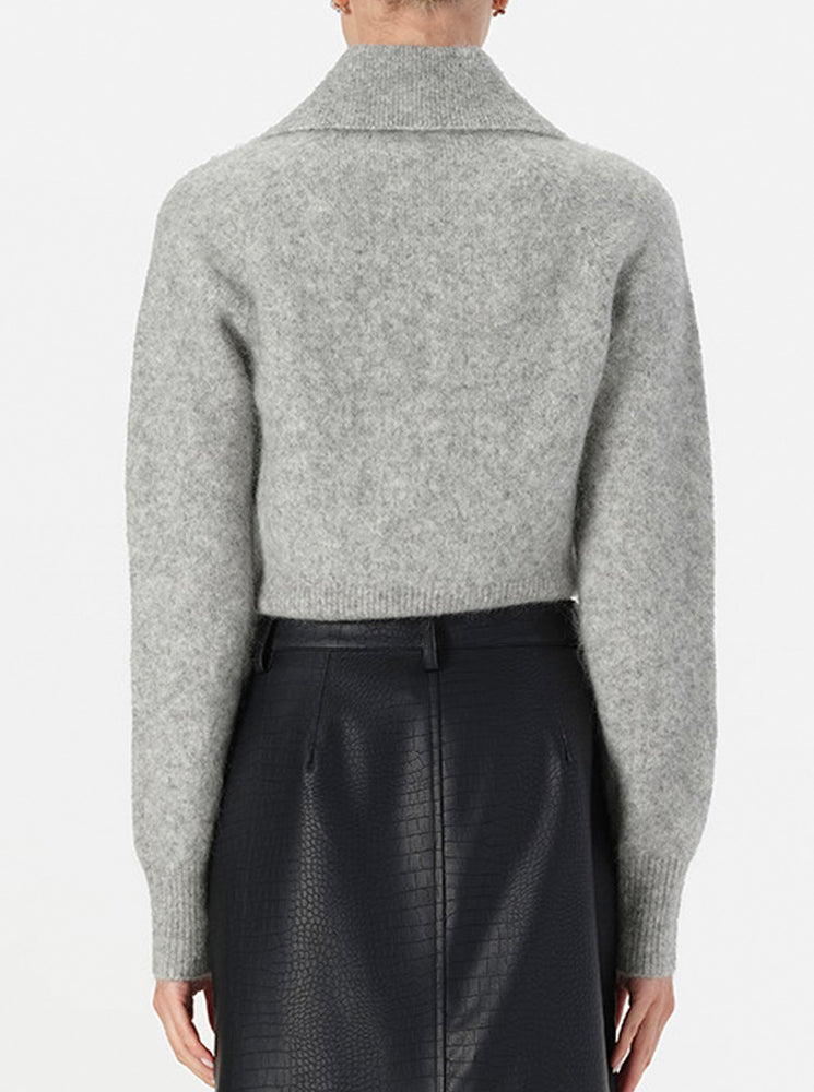 Leighton Knit - Grey Marle