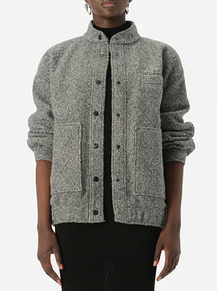 Leo Jacket - Charcoal Marle