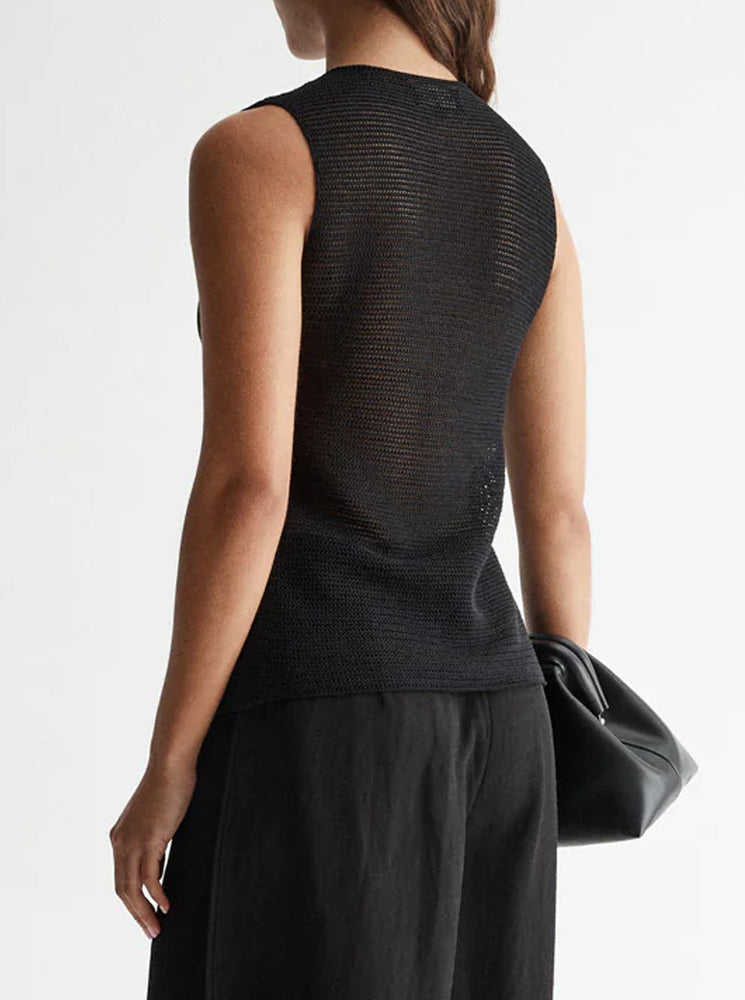 Monara Knit Top - Black