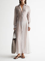 Bodhi Shirt Dress - Silver