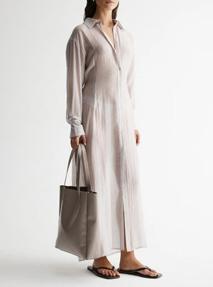 Bodhi Shirt Dress - Silver